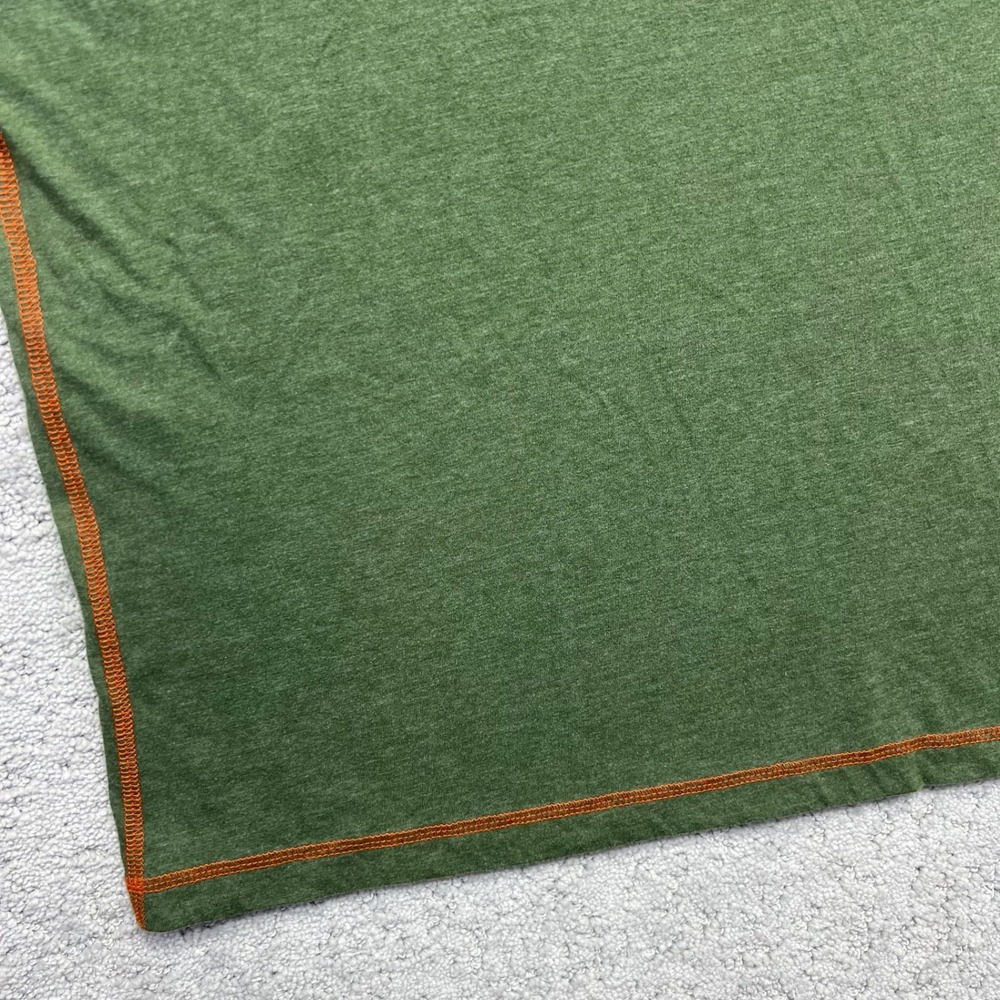Carbon2Cobalt T-Shirt Mens XL Green Contrast Stitch Organic Cotton Blend - Picture 3 of 12
